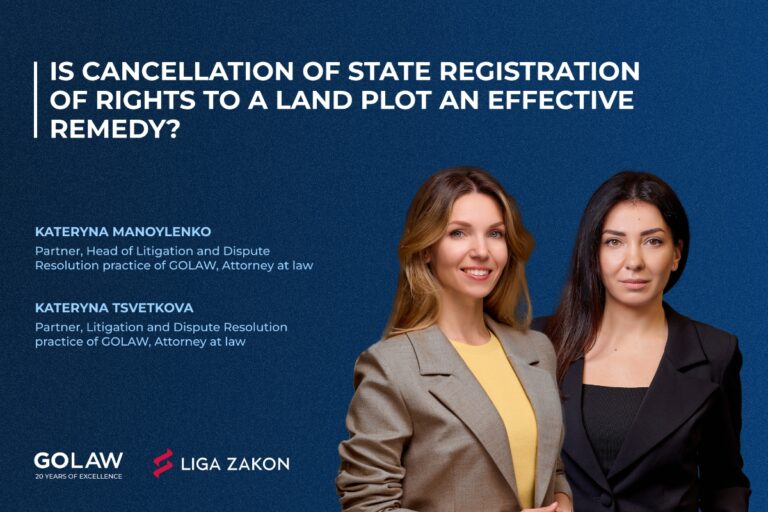 Is cancellation of state registration of rights to a land plot an effective remedy?